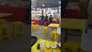 Her First Time Trying Red Prawn Durian In Malaysia Last Night