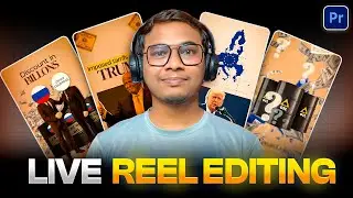Live Reel Editing for My Client | Step by Step Viral Reels Editing | Premiere Pro Editing Tutorial
