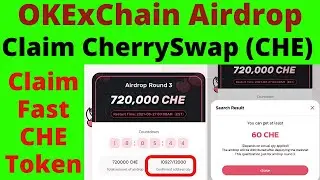 OKExChain Airdrop Update &raquo; Claim CherrySwap (CHE) Token - Claim Fast