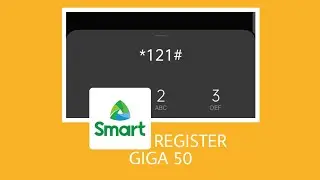 Paano Mag Register ng Smart GIGA 50 Gamit ang Cellphone (2021)