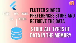 Flutter How to Store and Retrieve Data using Shared Preference Data Persistence Part-1 (2023)