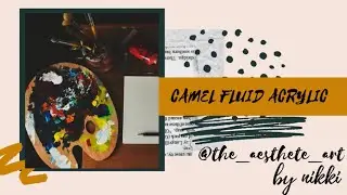 Camel fluid acrylic kit&bull;DIY&bull;Super easy way💯
