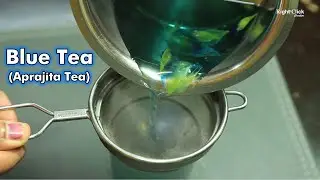 Blue Tea | Shankhpushpi Tea | Aprajita Chai | Butterfly Pea Flower Tea | Aparajitha Tea | Herbal Tea