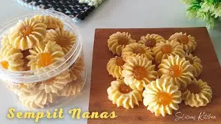 Resep Kue Kering SEMPRIT NANAS | Anti Gagal & Tidak Meleber