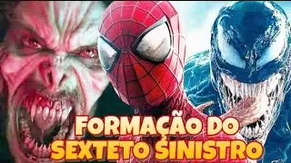 MORBIUS PRIMEIRO CONFRONTO CONTRA HOMEM ARANHA A FORMAÇÃO DO SEXTETO SINISTRO.