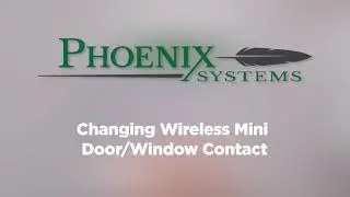 Troubleshooting - Changing Mini Door and Window Sensor Battery