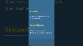Python Interview Questions  List Comprehension Video 16 : #tjpython ##tutorjoes  #listcomprehension