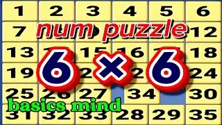 If you want to improve your skills, the 6&times;6 number puzzle is an excellent option for that.