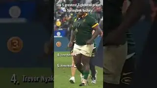 Top 5 greatest Tighthead props in Springbok history!