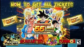 HOW TO OBTAIN ALL OF THE 55 UNIT MULTI SUMMON TICKETS FOR 5TH ANNIVERSARY! Details and breakdown!