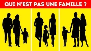 Test Psychologique : Devine Qui N'est Pas Une Famille