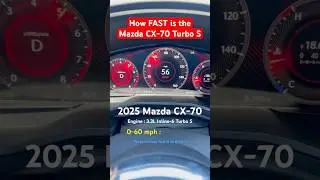 Mazda CX-70 Turbo S | 0-60mph #speed #acceleration