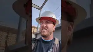SAFETY FIRST!!! Mercilessly bashing my hard hat to test the safety functionality.