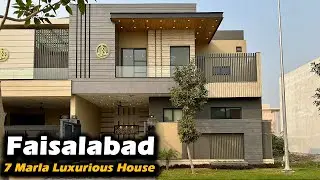 7 Marla 35''x55'' Ultra Modern House For Sale In Divine Enclave Faisalabad @AlAliGroup