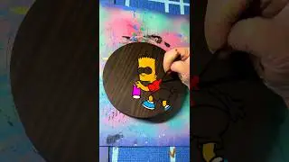Satisfying BART Simpson #satisfying #art #drawing #satisfyingvideos #oddlysatisfying