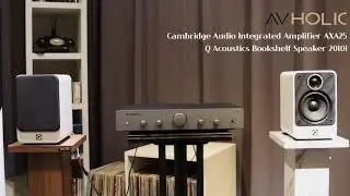 캠브리지오디오 인티앰프 AXA25 + 큐어쿠스틱 북쉘프 스피커 2010i 매칭