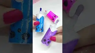easy DIY boba paper squishy - how to make squishy pen - fati craft world