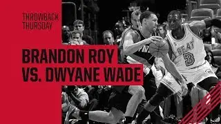 Throwback: Brandon Roy scores 16 in the fourth in battle with Dwyane Wade