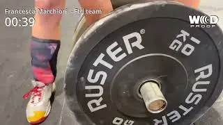 Francesca Marchiori wod 4 Ftd &lsquo;22 team Rx