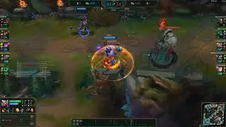 ap rakan mid outplays aatrox and thresh