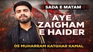 SADA E MATAM ||  AYE ZAIGHAM E HAIDER || 05 MUHARRAM KATGHAR KAMAL 
