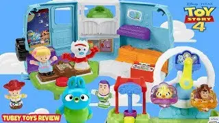 TOY STORY 4 Fisher-Price Little People Jessie's Campground Adventure 7 Friends Pack Playset TUBEY