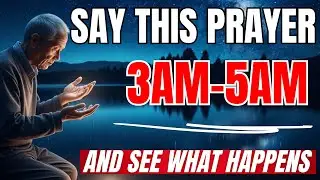 If You Wake Up Between 3am - 5am SAY This Powerful Meditation Prayer (Christian Motivation)