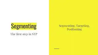 3-1 - STP - Segmenting