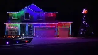 Golden by Huntrix (K-Pop Demon Hunters) Halloween Christmas Light Show