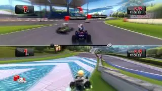 F1 Race Stars Split Screen PC Gameplay
