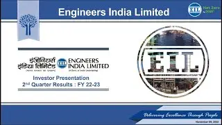 Engineers India Q2 Results Earnings Call for Q2FY23 #investors Must watch results #engineersindia