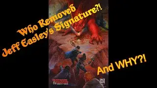 Classic D&D Artist Jeff Easley's Signature REMOVED From D&D Movie Poster!