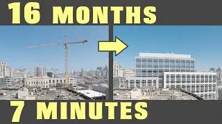 A building springs up: 16 months of construction in a 7-minute time-lapse
