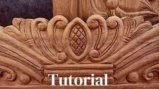 design carving for the leg side top of new box bed | simple wood carving ideas @pktwoodart5456