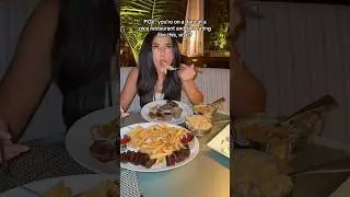 POV; first date & she&rsquo;s eating like this.. wyd? #shorts #eating #food