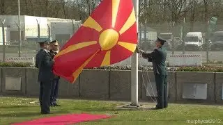 North Macedonian's flag is raised at SHAPE, following accession to NATO