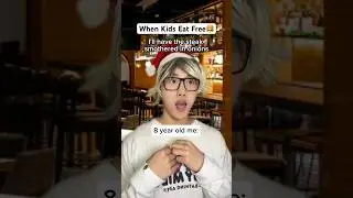 When Kids Eat Free✨ #funny #shorts
