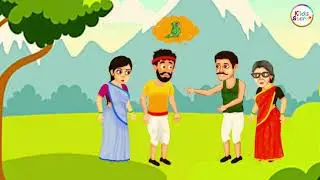 The Lucky Parrot & The Hardworking Farmer 🦜🌾 | A Moral Story​Kismat Wala Tota aur Mehnati Kisan | 