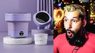 un MINI lave-linge dépliable sur TEMU à 30€