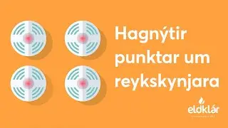 Hagn&yacute;tir punktar um reykskynjara
