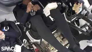 'Baby Yoda' and astronauts 'chill' on SpaceX Crew Dragon Resilience - Highlights