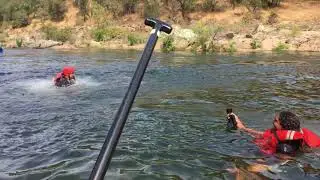 Cliff jumping at American River with Sierra Whitewater
