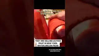 We Are Being Sold Fake Watermelon&hellip;? 😰 #interesting