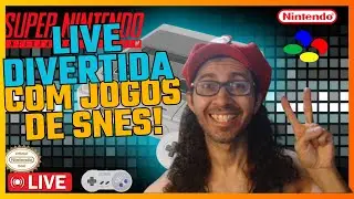 Cl&aacute;ssicos de Snes direto do CONSOLE ao VIVO!