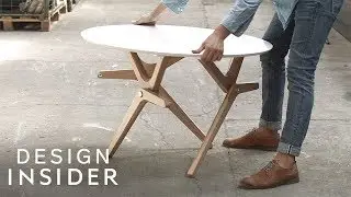 Coffee Table Turns Into A Dining Table Easily