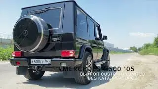Custom Unlimited. Mercedes W463 G500 custom exhaust