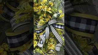 DIY Yellow Daisy Wreath Tutorial | Brighten Your Home with This Cheerful Design