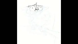 Creature study sketch timelapse