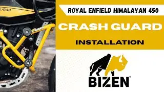 Installation Video for Bizen Himalayan 450 Crash Guard. #leh #royalenfield #himalayan450