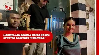 Harbhajan Singh & Geeta Basra spotted in Bandra